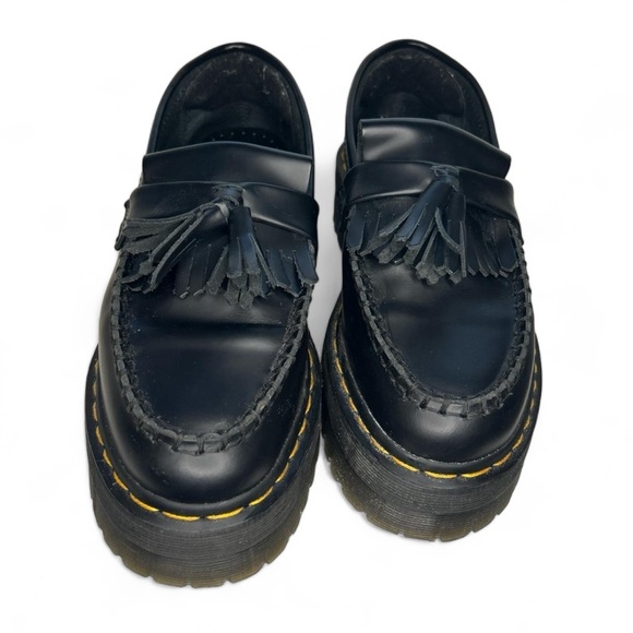 *SOLD*Adrian Leather Platform Tassel Loafers - Picture 3 of 4